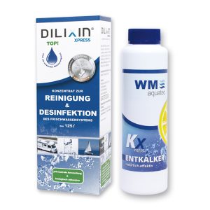 Entkalker Express für den Grischwassertanks des Wohnmobils