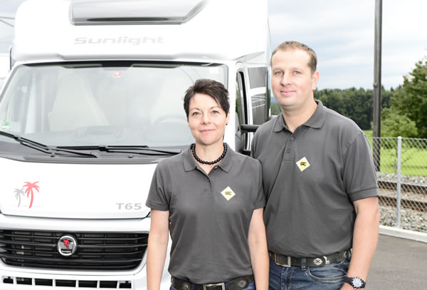 Inhaber Peter Käser und Geschäftsführerin Luisa Käser